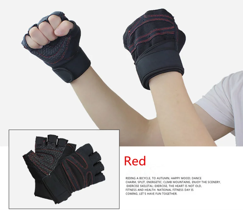 Workout Gloves With Wrist Wrap Support For Weightlifting,Training