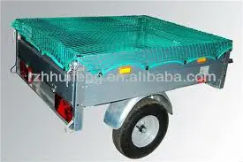 trailer cargo net with hooks
