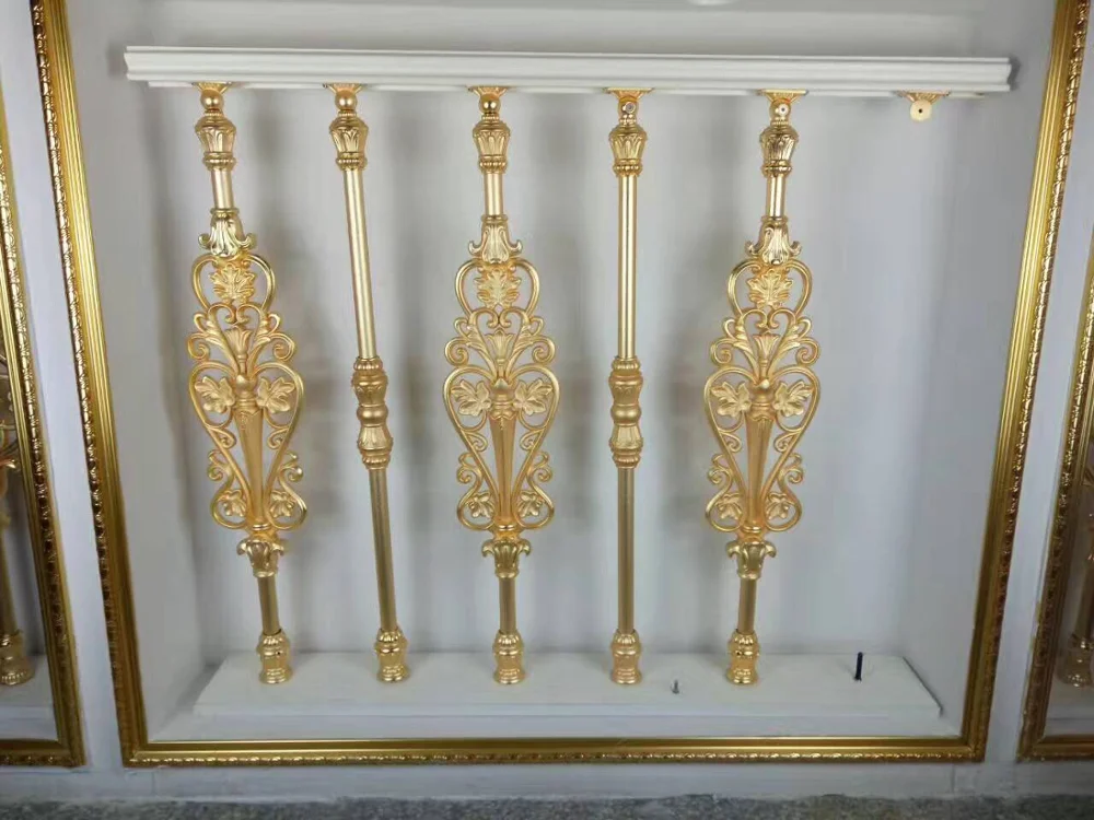 European Decorative Indoor Stair Railings With Elegant Design And Cheap