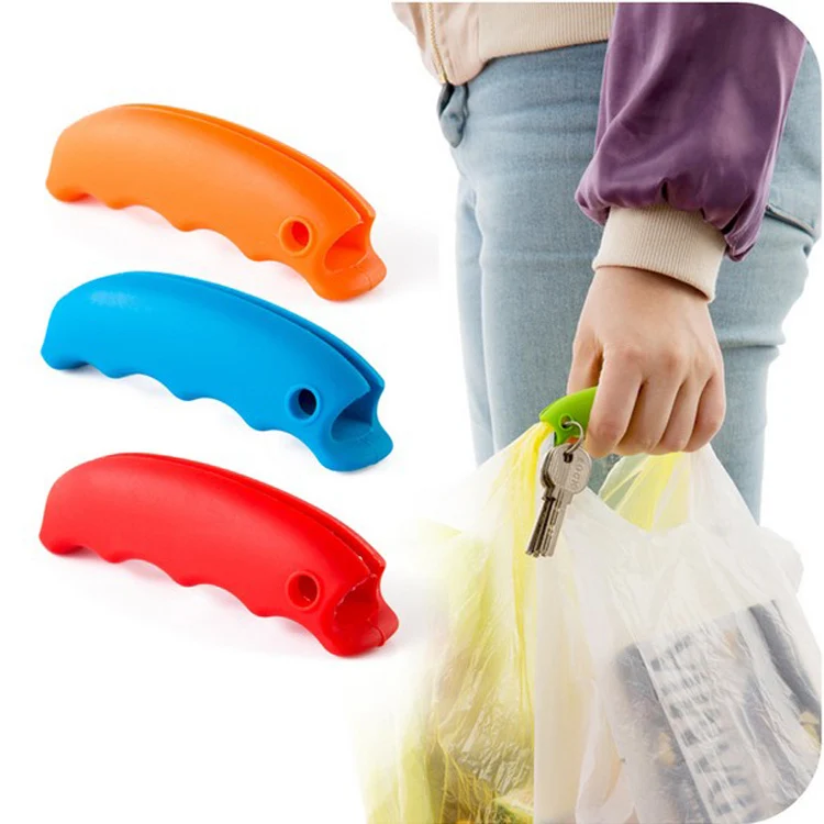 High Quality Soft Colorful Silicone Shopping Bag Handle/holder Buy