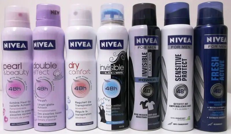 Image result for nivea deodorant sprays