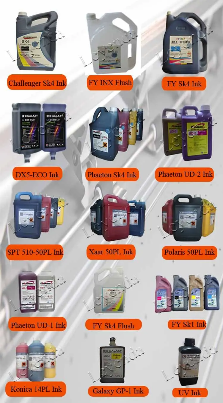 Factory price! Original eco Solvent plotter printer Galaxy 2512LC dx5 printhead machine UD 2512LCprinter