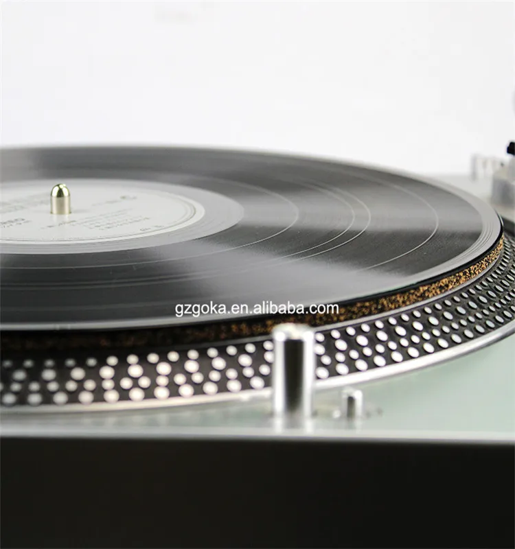 Phono Vinyl Record Rubber & Cork Slipmats Turntable Dj Slip Mat With Pe