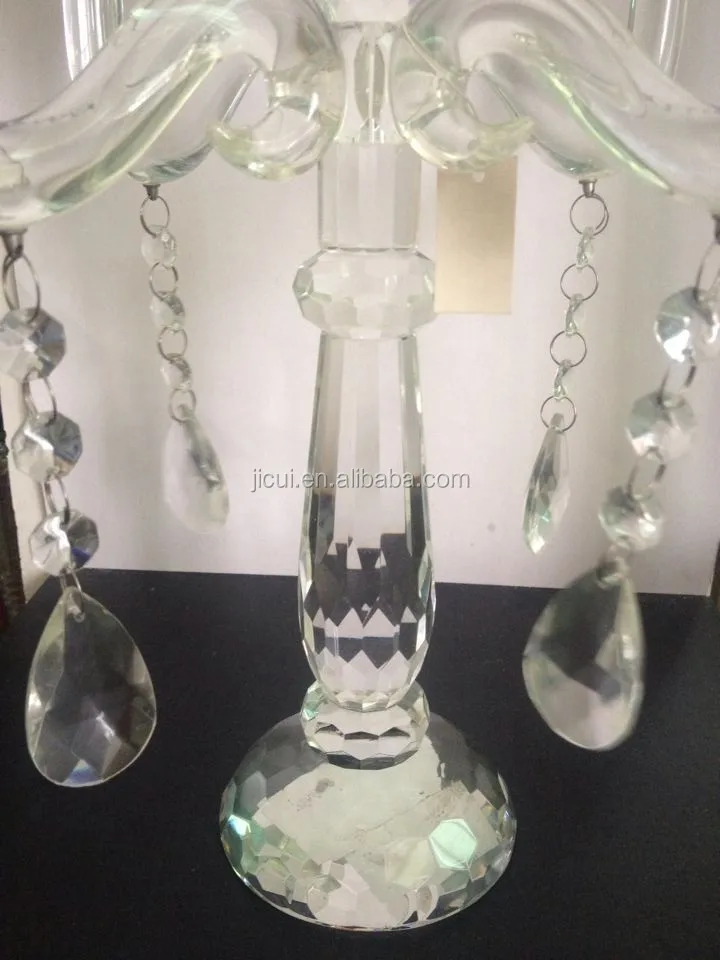 Candelabro De Cristal Para Centros De Mesa,Candelabro De Cristal,Barato