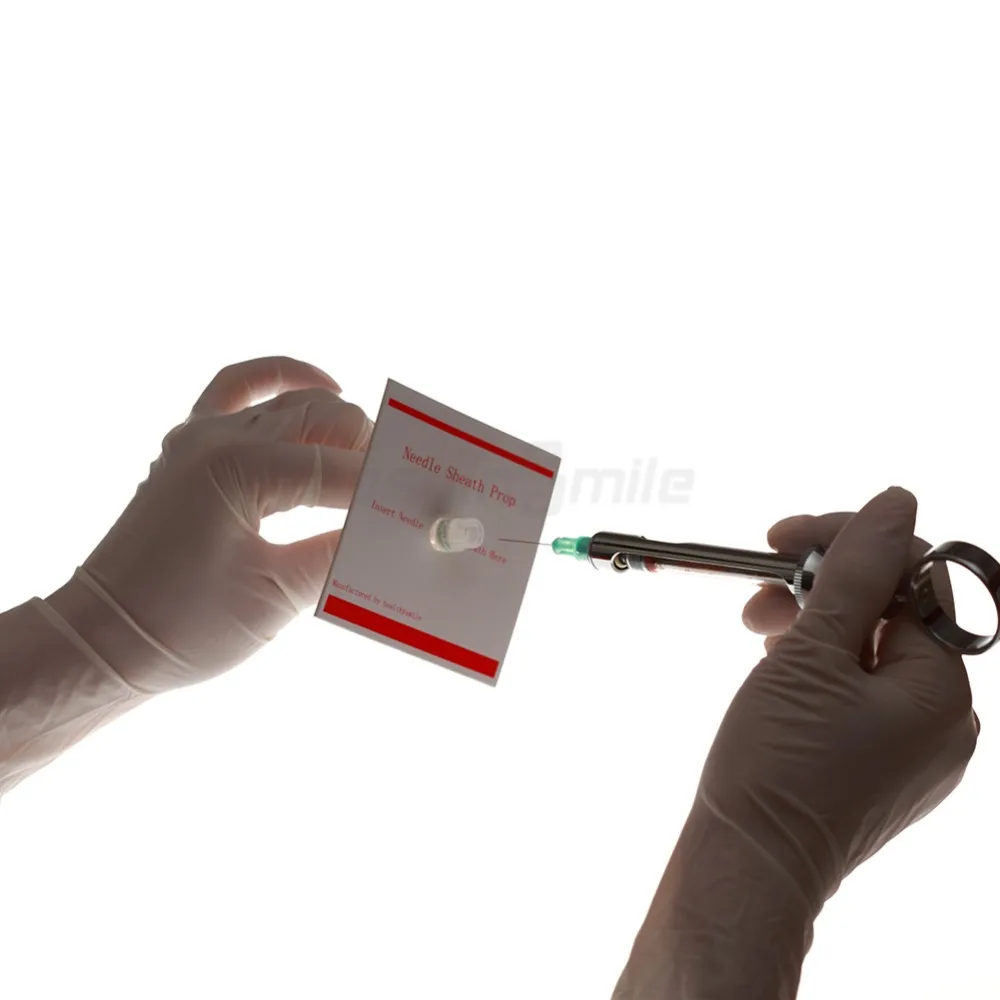 Easyinsmile Needle Sheath Protector Prop Needle Disposable7cmx7cm