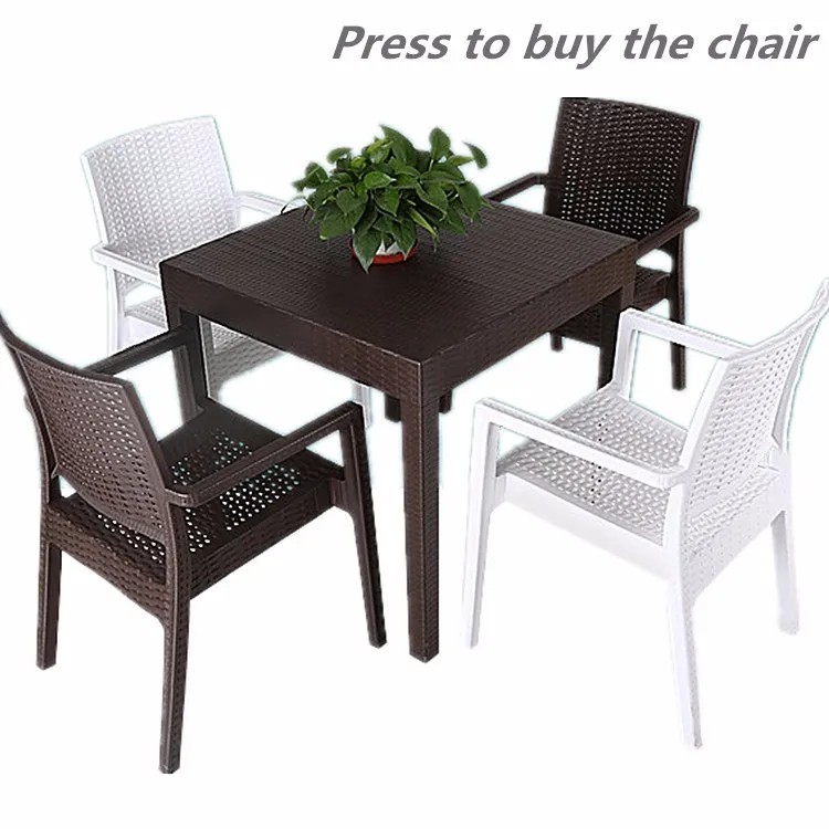 Jolly Plastic Rattan Furniture Table And Chairs Jolly Rattan Dining Set