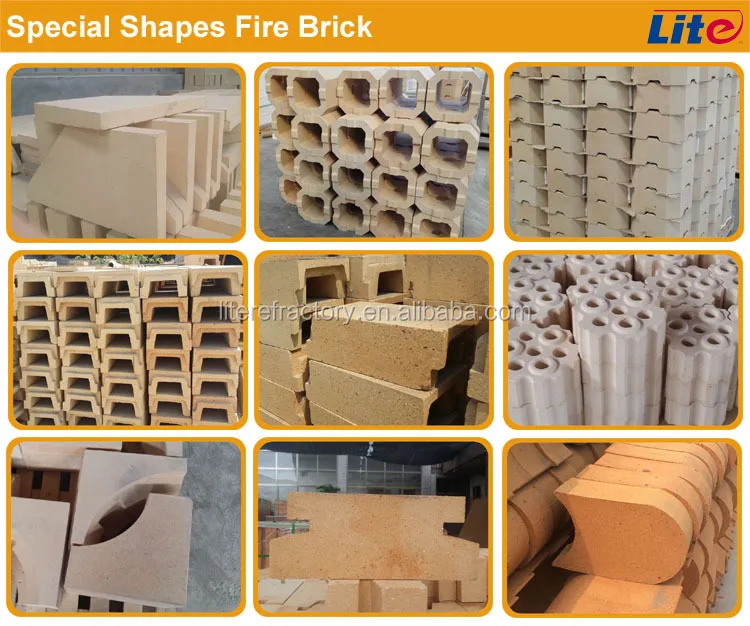 SK30 SK32 SK34 Standard Dense Fire Clay Refractory Brick Dimensions 230x114x65mm