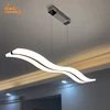 Modern curve home restaurant decorative led pendant light with CE RoHS