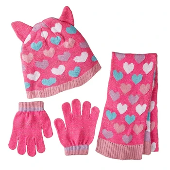 children's hat scarf gloves sets