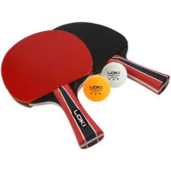 Loki Custom Oem Stiga Tennis Da Tavolo Racchetta Set Professionale Ping Pong Paddle Set Produttore 2 Racchette 2 Palle Di Gomma Di Carbonio Buy Da