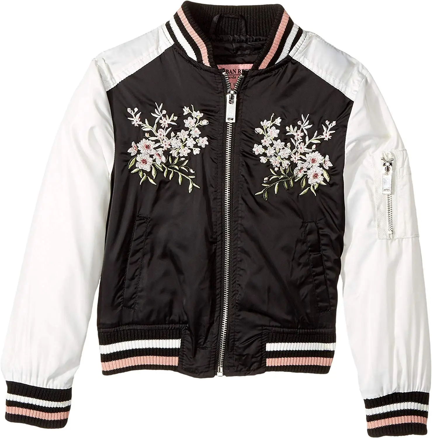 Urban Republic Kids Mens Augustine Quilted Microfiber Bomber Jacket w//Hoodie Little Kids//Big Kids