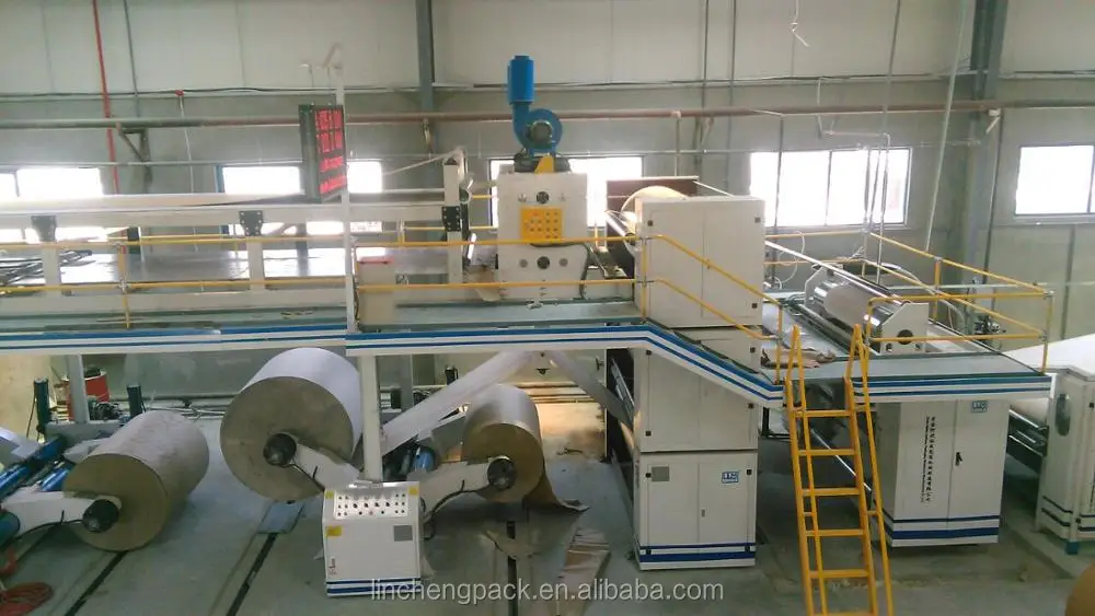 5 ply corrugated cardboard production line/carton box making line