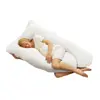 U Shaped- Premium Contoured Full Body Pregnancy Maternity Pillow With Zippered Cover - Exclusively By Blowout Bedding