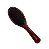 Hot selling wholesale cheap custom natural oak wooden mens 100% bristle hair brush