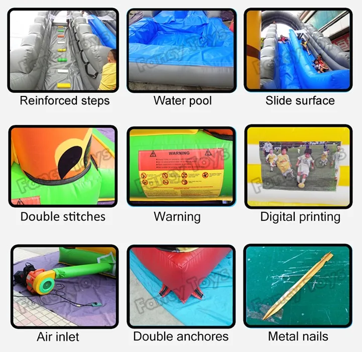 Summer Game Inflatable Water Slide,Inflatable Swimming Pool Slides,Used