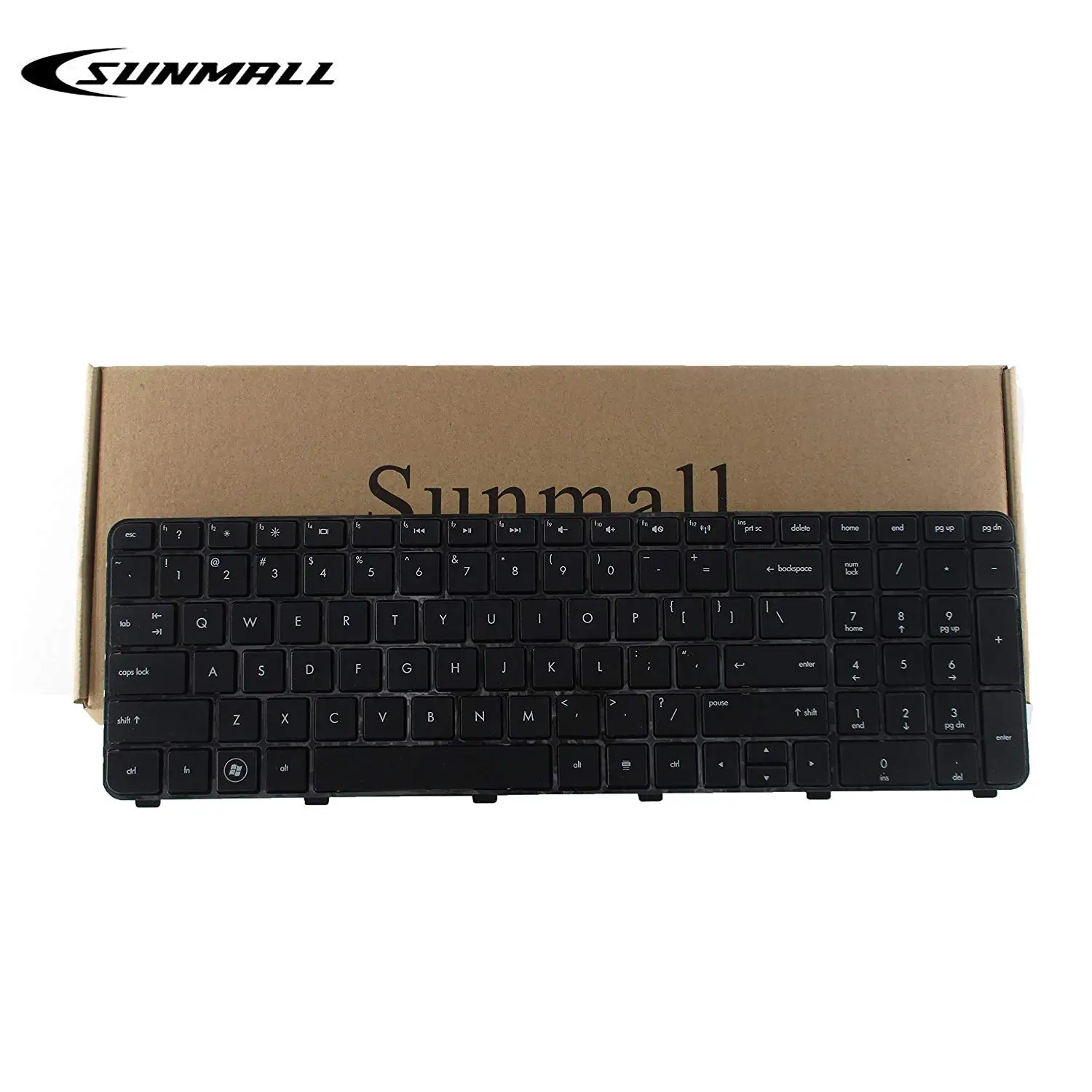Get Quotations · SUNMALL Laptop Keyboard Replacement for HP Pavilion DV7-6000  DV7-6100 DV7-6200