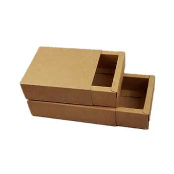 Plain Paper Sliding Pull Out Cardboard Drawer Gift Box For Clothes