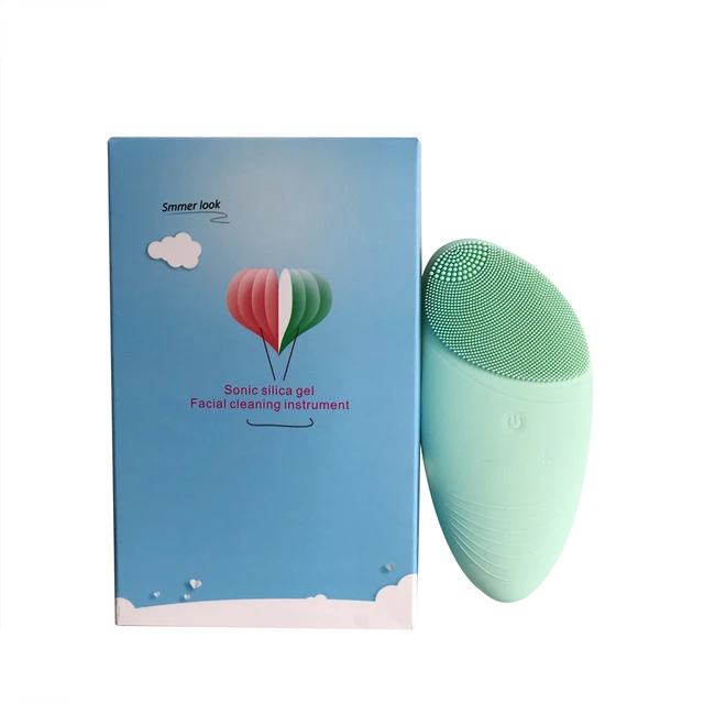 sonic silica gel facial cleansing instrument