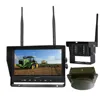 100% OEM ODM Factory 2.4GHz Digital Wireless Front Side Rear View 9 Inch Quad Screen Tractor CCTV Camera System with Monitor