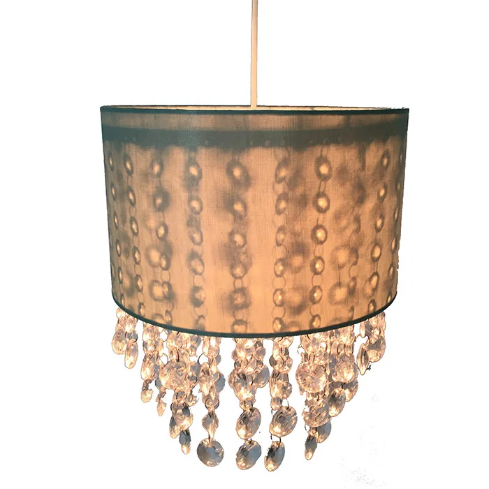Wedding Decorative Lampshade Chandelier Bulk Crystal Beads Lamp Shade