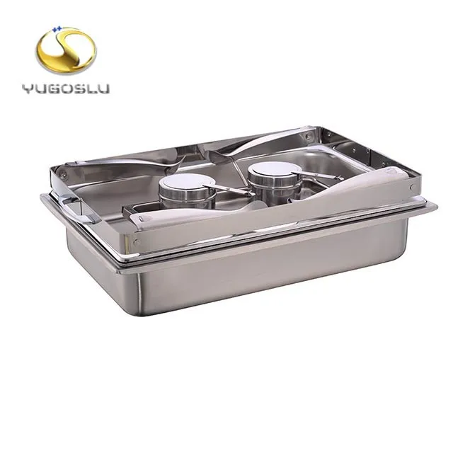 433 9 L Professional Stainless Steel Hotel Chafing Dish Catering Material Steel Buffet Set