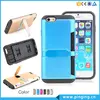 Big Capacity Design 5 Card Slots Holder Case For I phone6 Case And Cover, For 6 Cell Iphone Case