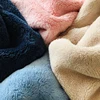 100% polyester cationic dyed colored soft sherpa fleece fabric