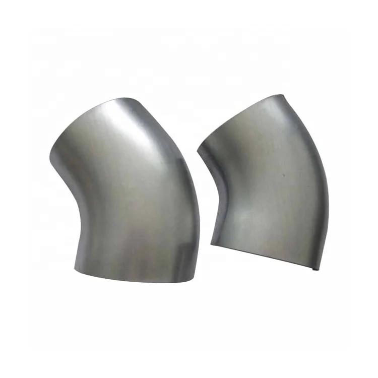 100mm Galvanized Hvac Duct Pressed Elbow Shells 90 Degree Bend Halves Used For Ventilation 6866