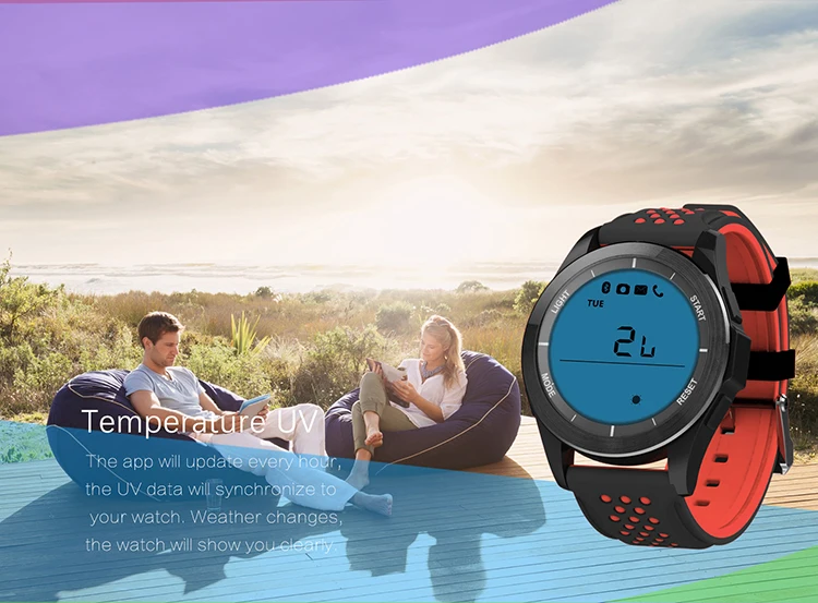 IP68 Waterproof Outdoor Sport Smart Watch, Professional Waterproof Sport Smartwatch with Android and iOS Smartphones