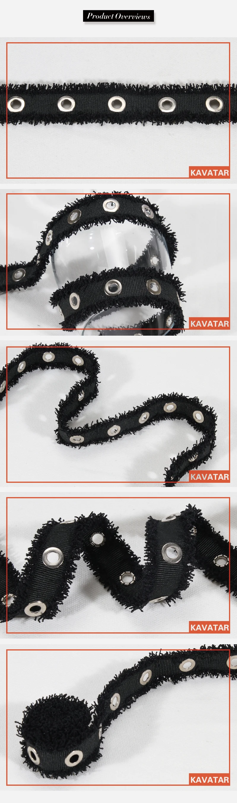 Black Grosgrain Tape Metal Eyelet Ribbon,Lacing Grommet Trim,Black