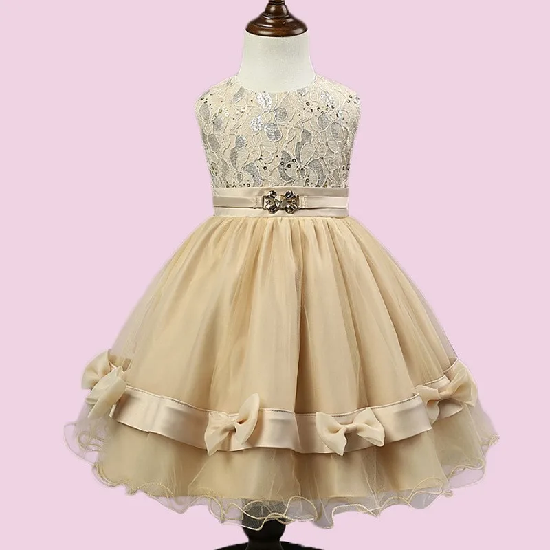 2016 New Desgin Baby Dresses Special Occasions Winter Boutique Kid