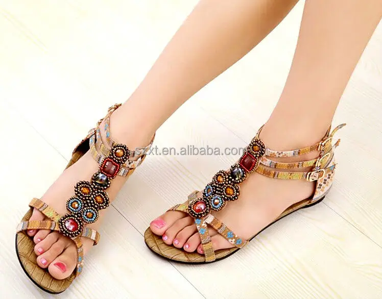  India  Womens Fashion Beading Sandal  New Model  Womens 