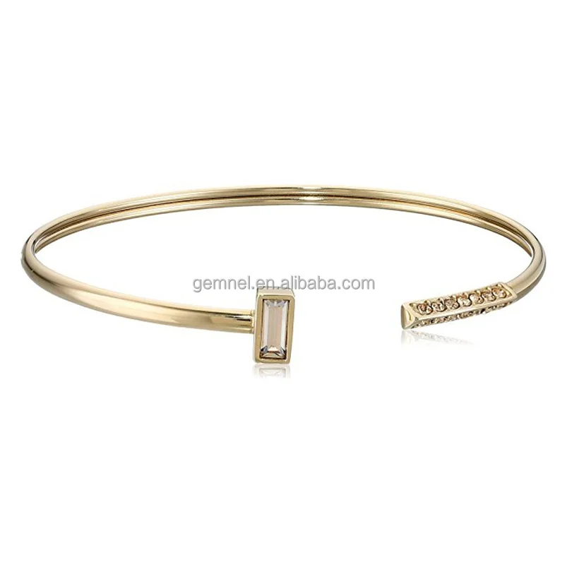 Natural Round Cut Diamond 14K White Gold Luxury Cuban Link Bracelet at  Wholesale Price