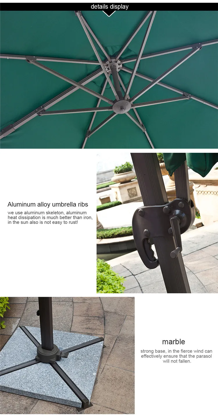 Rome Side Umbrella Rest Court Coffee Shop Umbrella Outdoor Buy