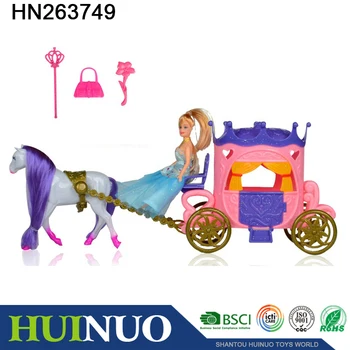 doll horse carriage