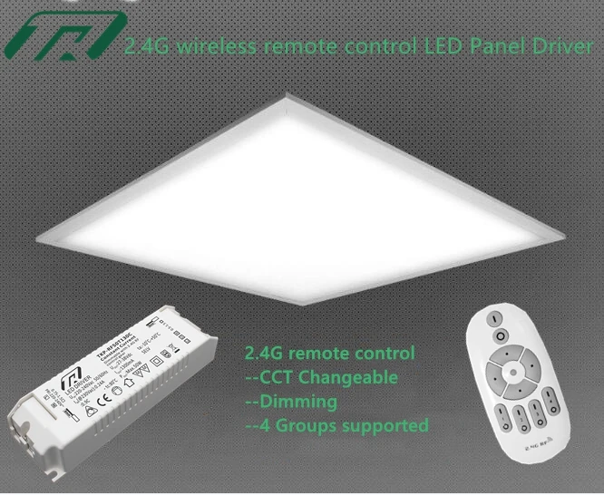 Tsingko 30-42V 30w 2.4G remote control Dual output dimmable led panel light driver for color-changeable