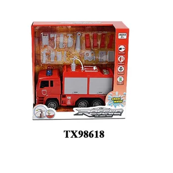 blue fire truck toy