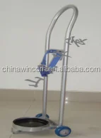 stainless steel oxygen cylinder trolley WT-T12/WT-T40