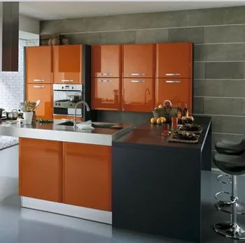 Best Price Orange Lacquer Kitchen Cabinets On Selling Buy Orange