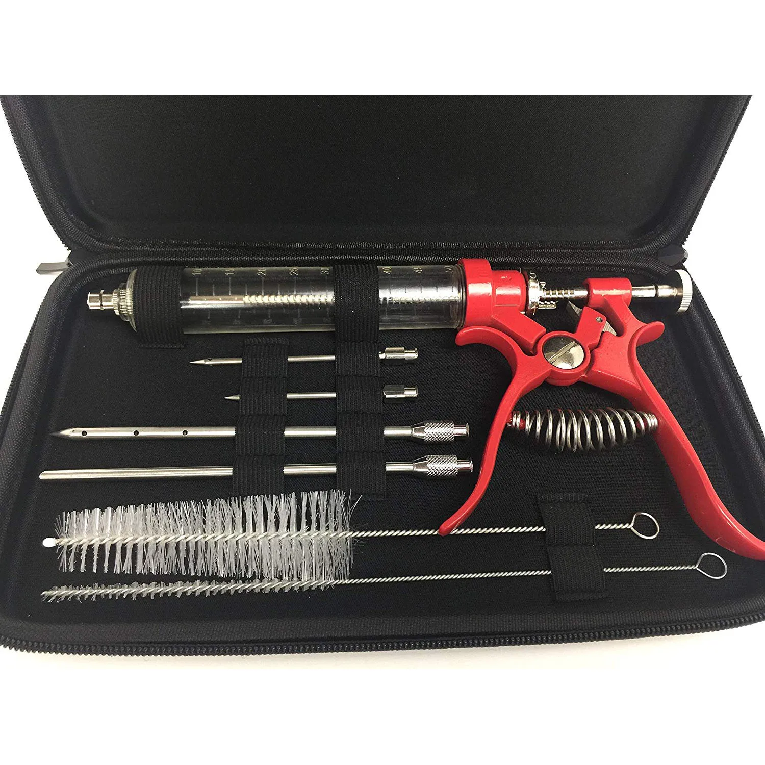 Bbq Meat Marinade Injector Gun Kit With Case,2 Oz Large Capacity Barrel