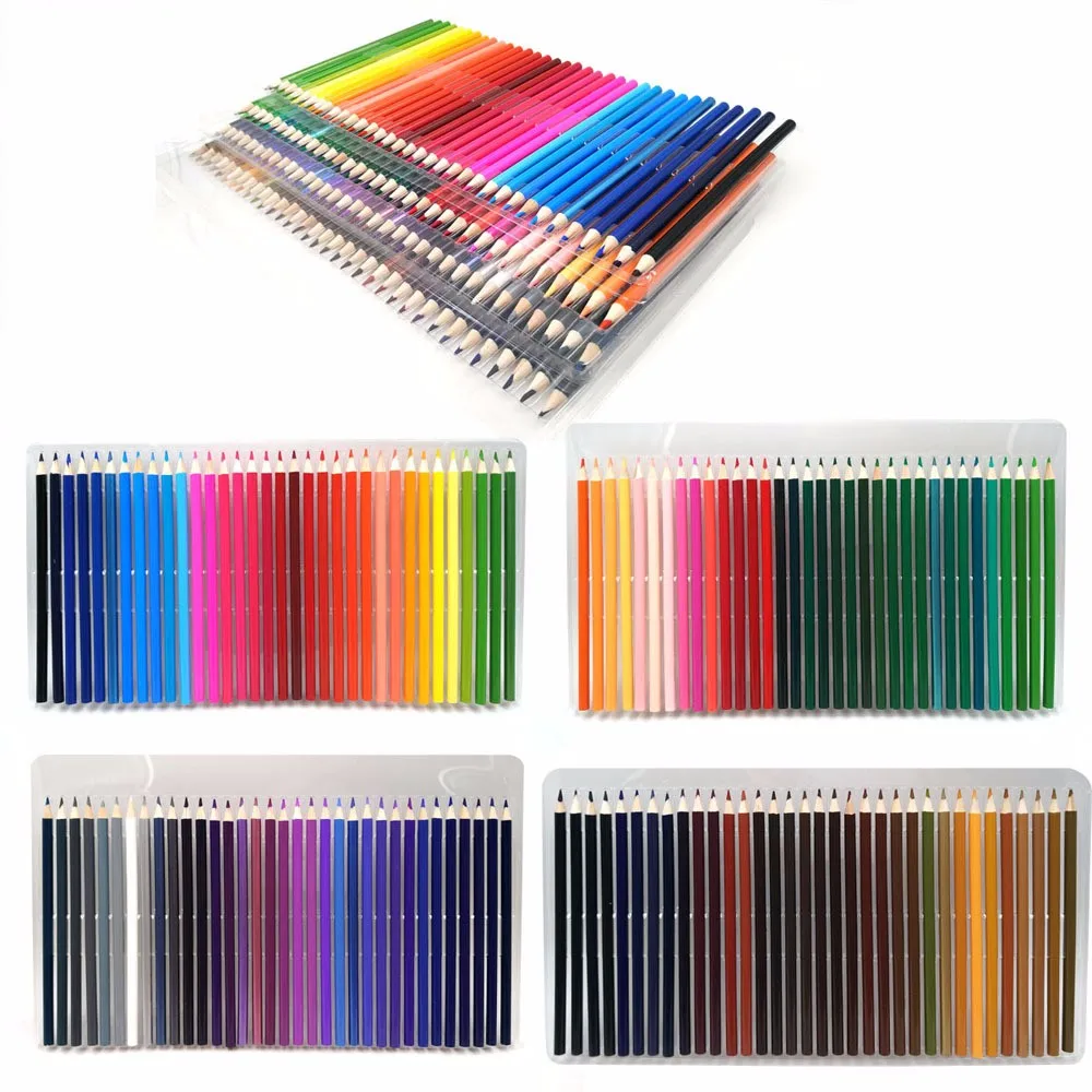 Download 136pcs Colorful Oil Water Color Pencil Cheap Colored Pencil Set For Painting - Buy Cheap Colored ...