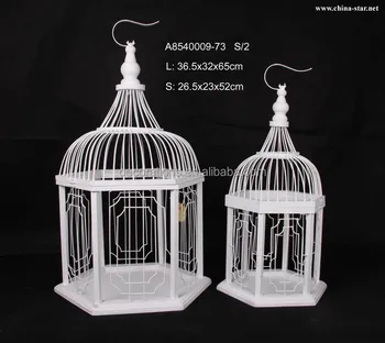 Elegant White Bird Cages For Indoor Or Outdoor Decoration Buy