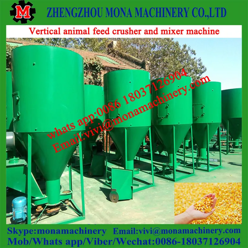 Multifunction Vertical Grain Mixer/animal Feed Mixing Machine For Feed