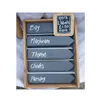 Durable use natural material slate stone garden plant labels