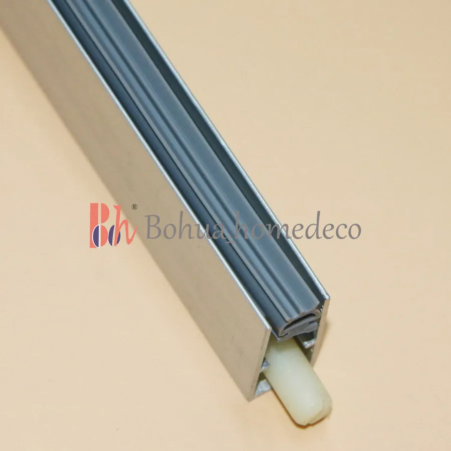 915mm Aluminum Automatic Drop Down Door Bottom Seals U Type Groove