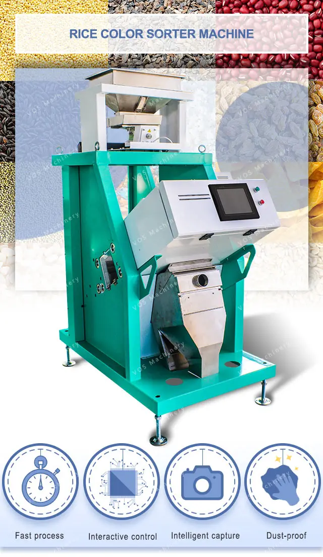 Mini Rice Color Sorter/peanut Sesame Seeds Color Sorting Machine/color