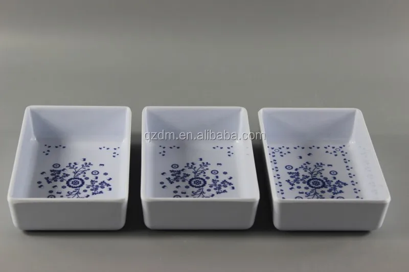 Melamine Square Box Plastic Fruits&Nuts Dishes