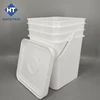 square plastic food pails 20L plastic drums plastic square barrel