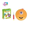 new style kids 6 inch expression plush happy balloon ball toy with pump