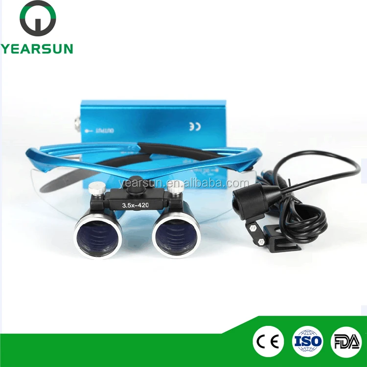 Medical Magnifying Glasses Lighted And Surgical Magnifier Loupes With